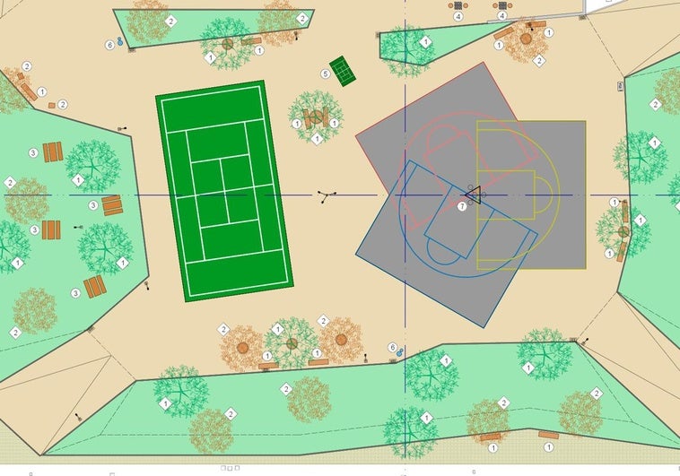 Una nueva zona verde con 29 árboles y merenderos para Puente Castro